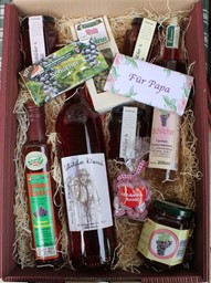 Zeige Details für Geschenkkarton "Schilcher groß" - Für Papa Bild von Geschenkkarton "Schilcher groß" - Für Papa