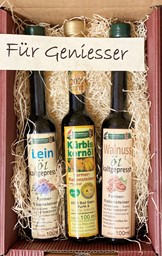 Zeige Details für Geschenkkarton Ölvariation "Für Genießer" Bild von Geschenkkarton Ölvariation "Für Genießer"