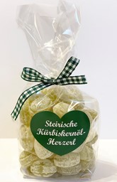 Zeige Details für Kürbiskernöl Herzerl Bild von Kürbiskernöl Herzerl
