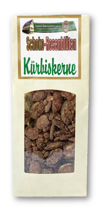 Kürbisknabberkerne Schoko-Rosenblüten