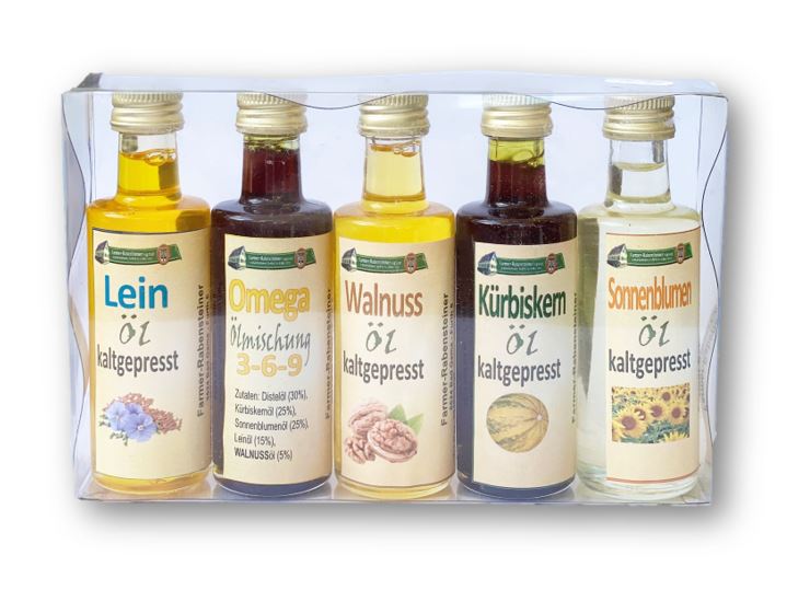 5-er Set: "Kaltgepresste Öle" Spezial