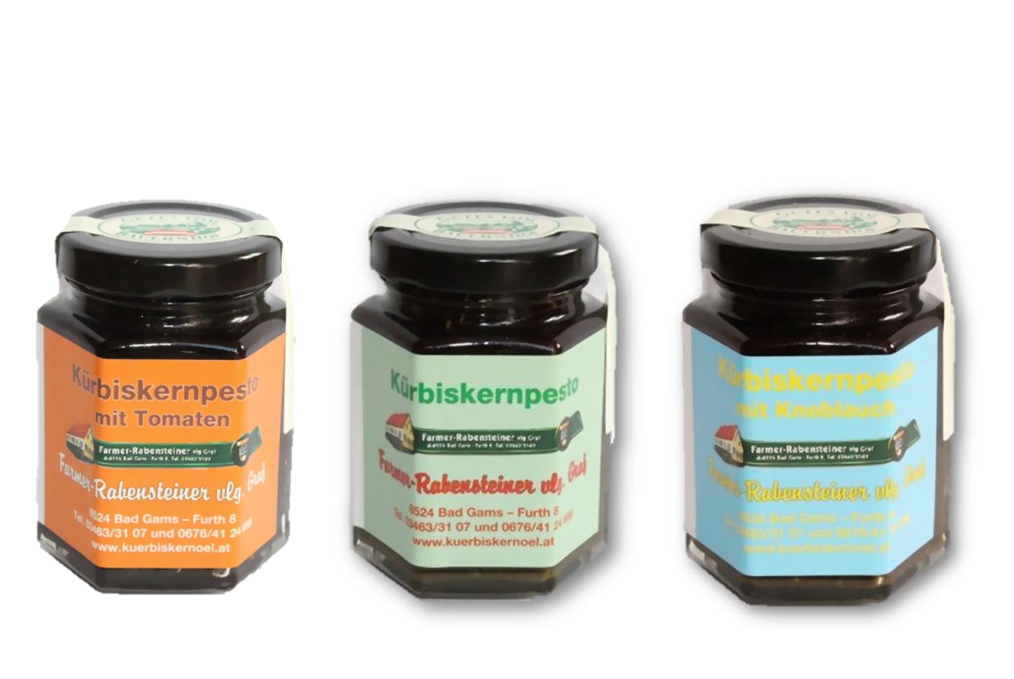 3x Kürbiskernpesto - Probierangebot