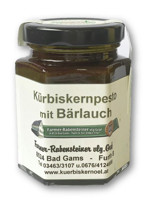 Kürbiskernpesto mit Bärlauch
