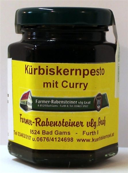 Bild von Kürbiskernpesto mit Curry