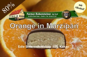 Bild von Orange in Marzipan